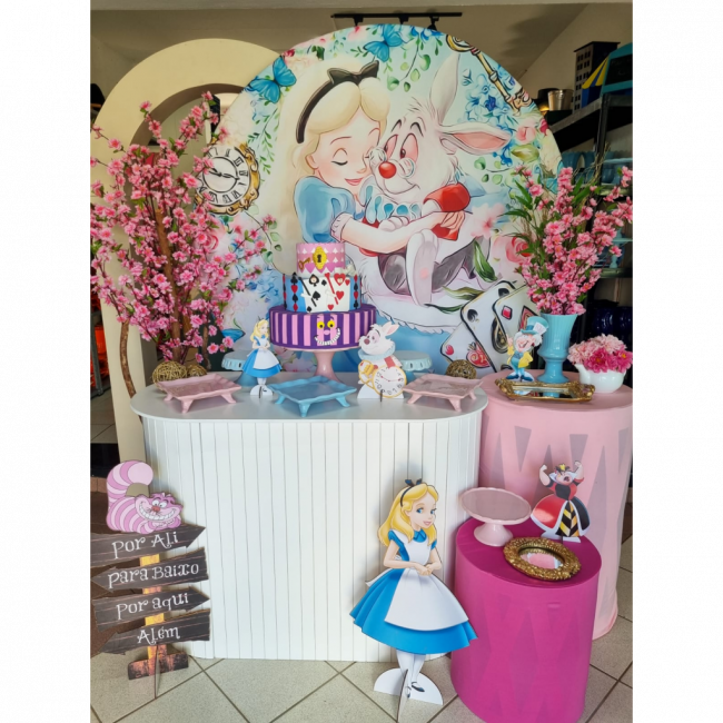 Decor Alice no pais das maravilhas