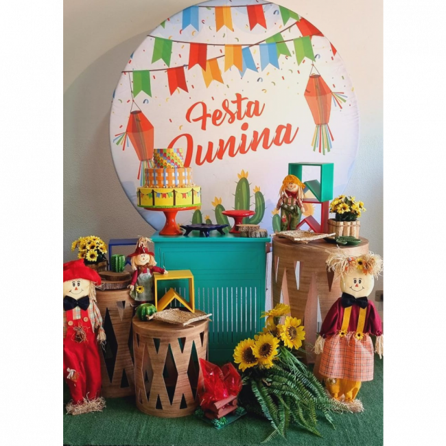 Decor Festa Junina (painel cacto)