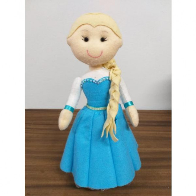 Elsa Em Feltro (Frozen)