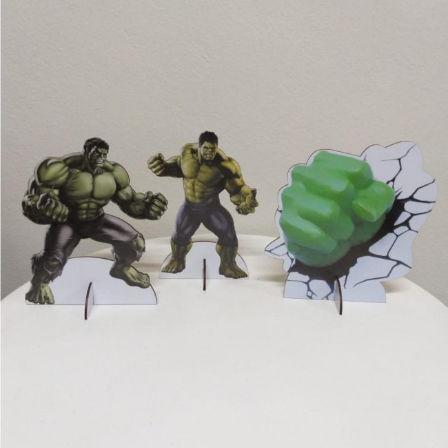 Kit display Hulk de mesa ( 3 unid)