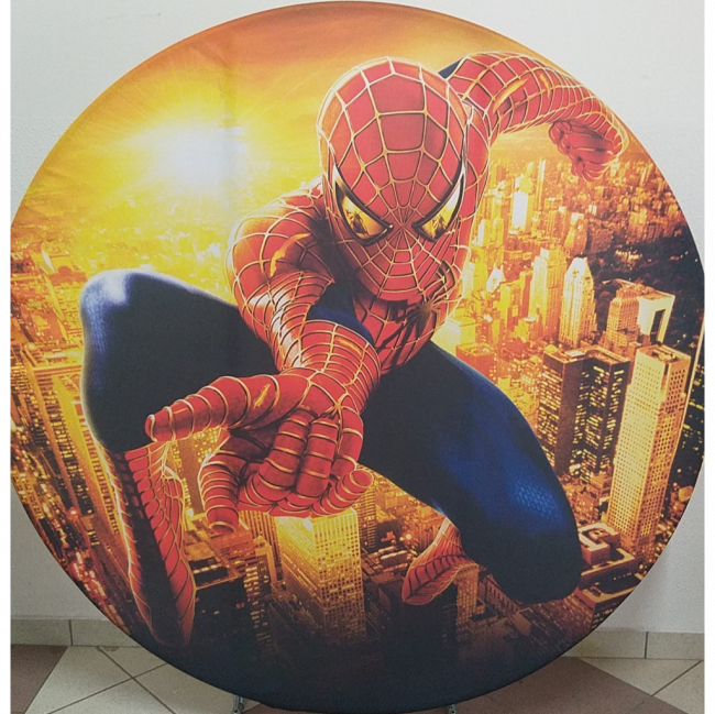 Painel  Homem Aranha  (Tecido 1,50m)