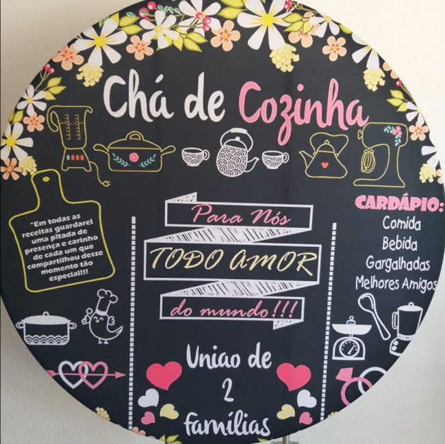 Painel Cha de Cozinha 1,50m (Tecido)