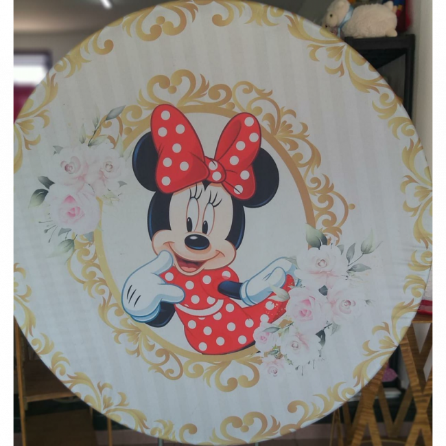 Painel Minnie Vermelha ( Tecido 1,50m)