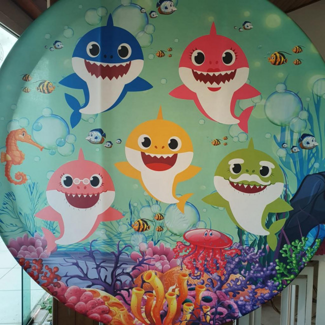 Painel Sublimado Baby Shark (tecido - 1,50m)