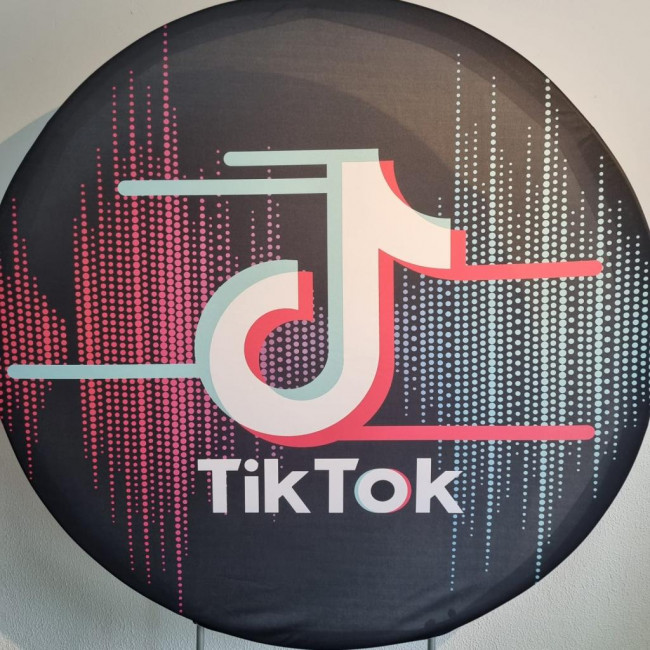 Painel Sublimado Tik Tok ( Tecido 1,50m)