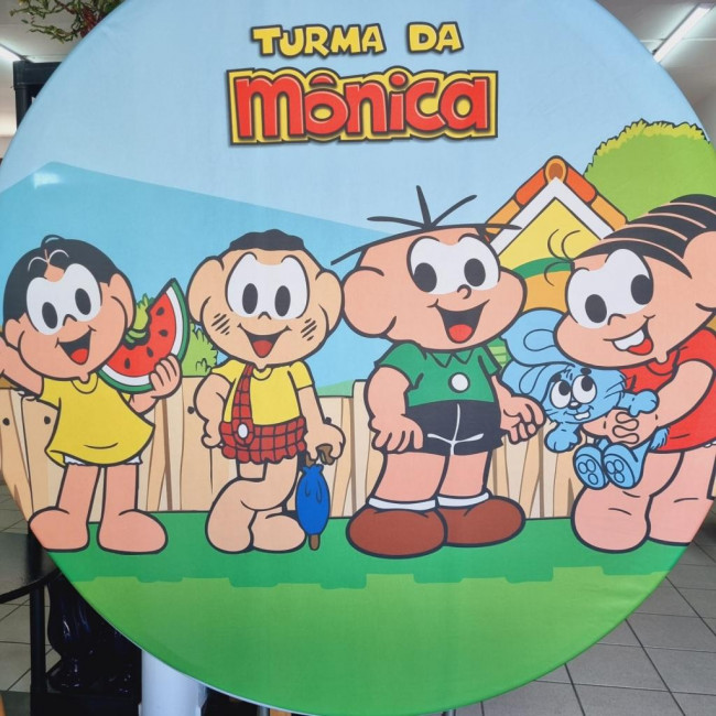 Painel Turma da Monica (Tecido 1,50m)