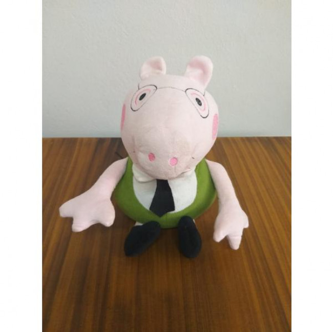 Pelucia Pai Peppa pig Grande de Mesa