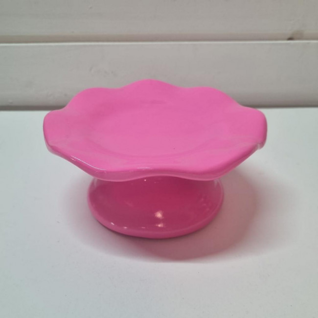 PRATO CERAMICO ROSA BARBIE P