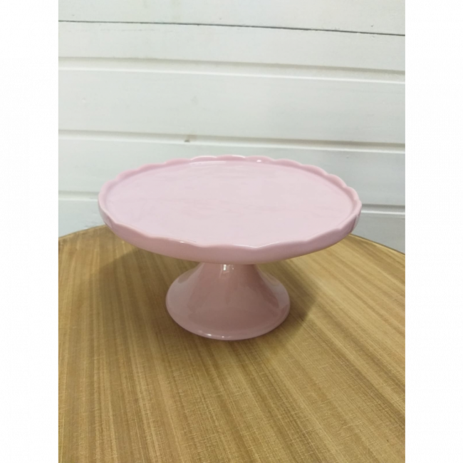 PRATO CERAMICO ROSA BEBE