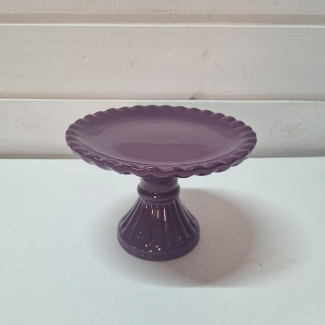 PRATO CERAMICO ROXO P