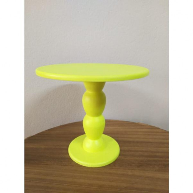 PRATO TORNEADO NEON AMARELO M