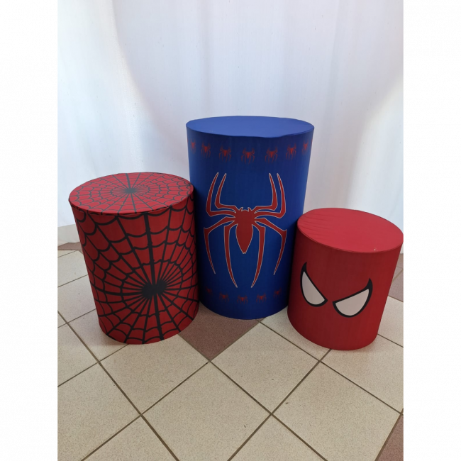 Trio Capas Homem Aranha ( Tecido)