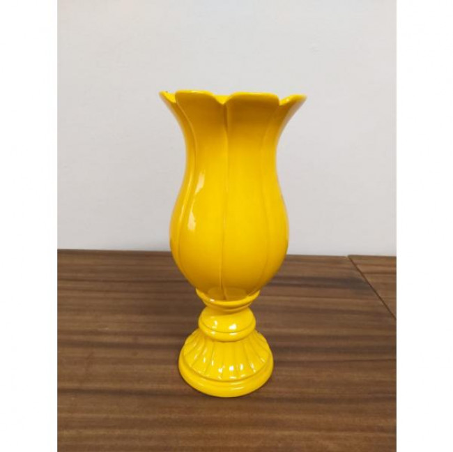 VASO TULIPA  AMARELO G