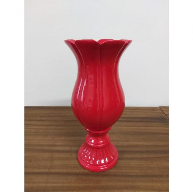 VASO TULIPA  VERMELHO G