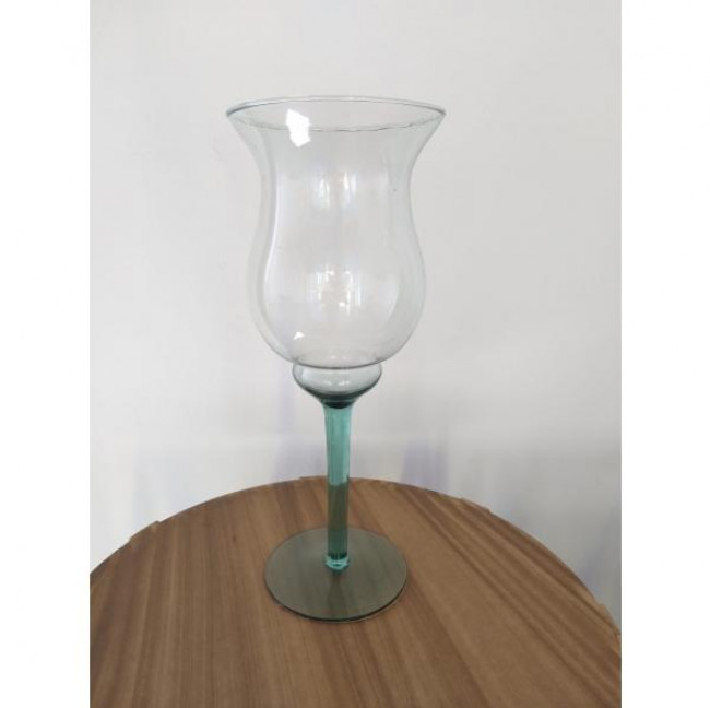 VASO TAÇA DE VIDRO 42 CM