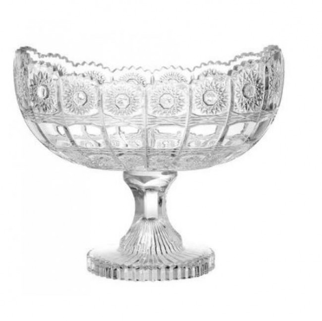 Cachepot Fruteira em Cristal 26,5cm