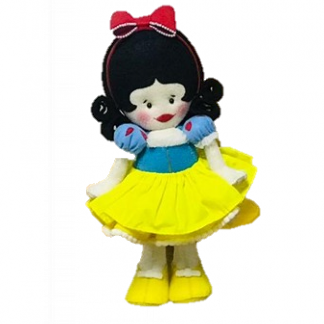 Boneca Branca de Neve em Feltro