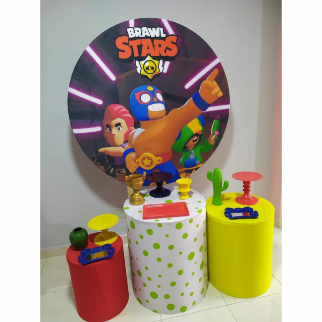 Festa afetiva pronta - Brawl Stars