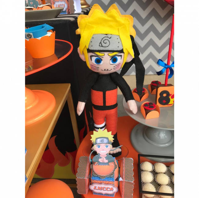 Boneco Naruto em Feltro