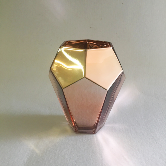 Vaso Vidro Rose Gold