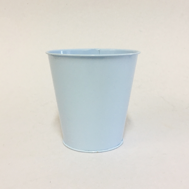 Mini Vaso Metal Azul