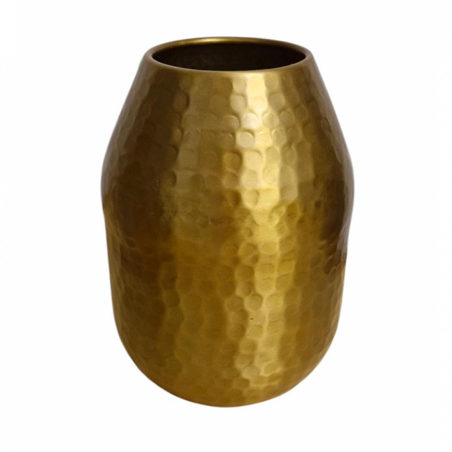 Vaso Boleado Dourado G