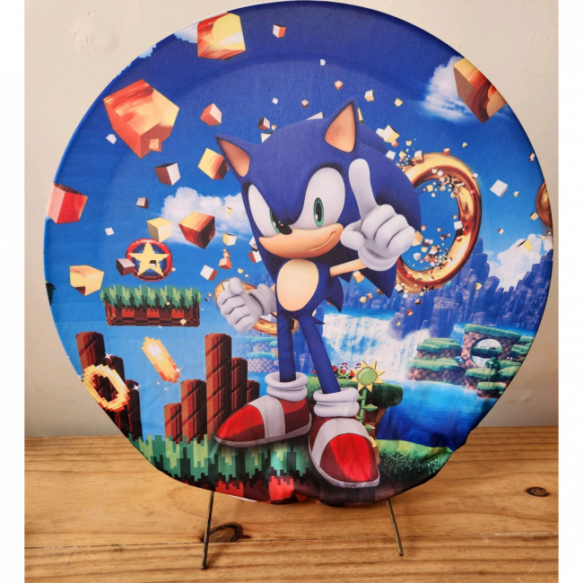 Mini Painel Sonic ( estrutura + tecido )