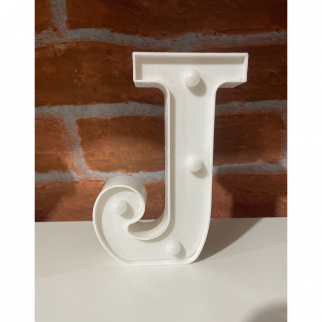 “J” de led