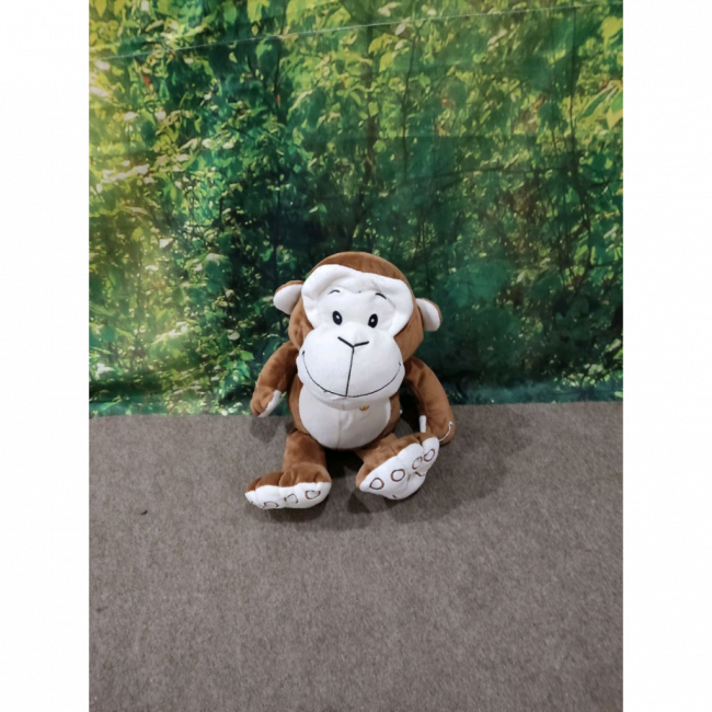 Macaco Marrom com Branco