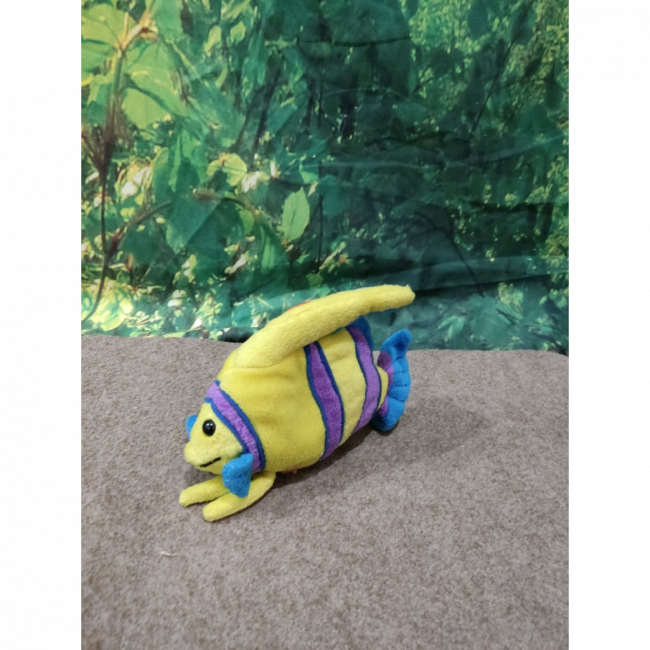 Peixe Amarelo com lilás
