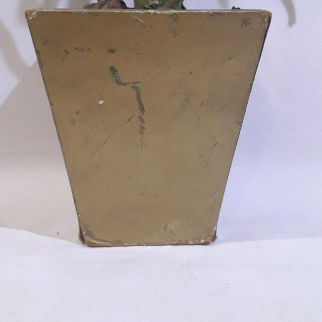 Cachepô dourado mdf