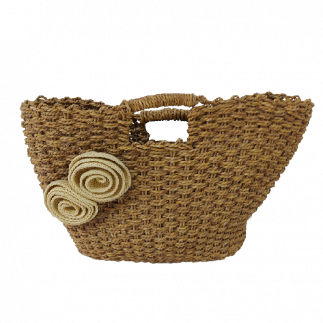 Bolsa nature palha(38cmC/16cmL/31cmA)