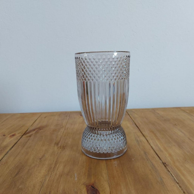 Vaso clássico vidro (10cmD/ 19,5cmA)