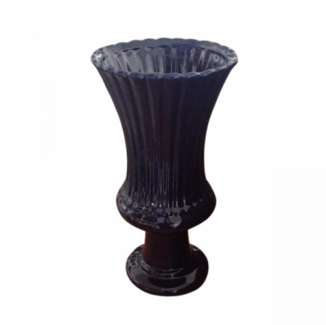 Vaso Real GG Decorativo azul escuro