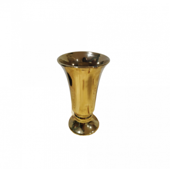 Vaso Metal Dourado md