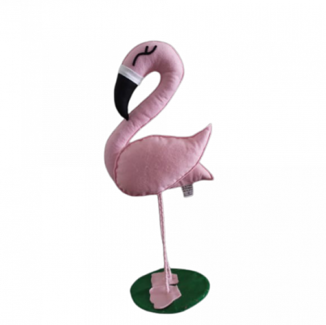 Flamingo feltro bebê