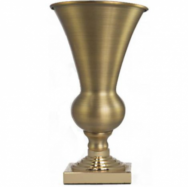 Vaso Metal Cone Baixa