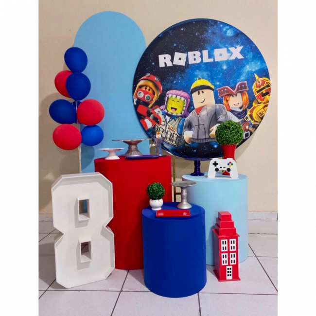 KIT ROBLOX TRIO DE CILINDROS E NUMERAL