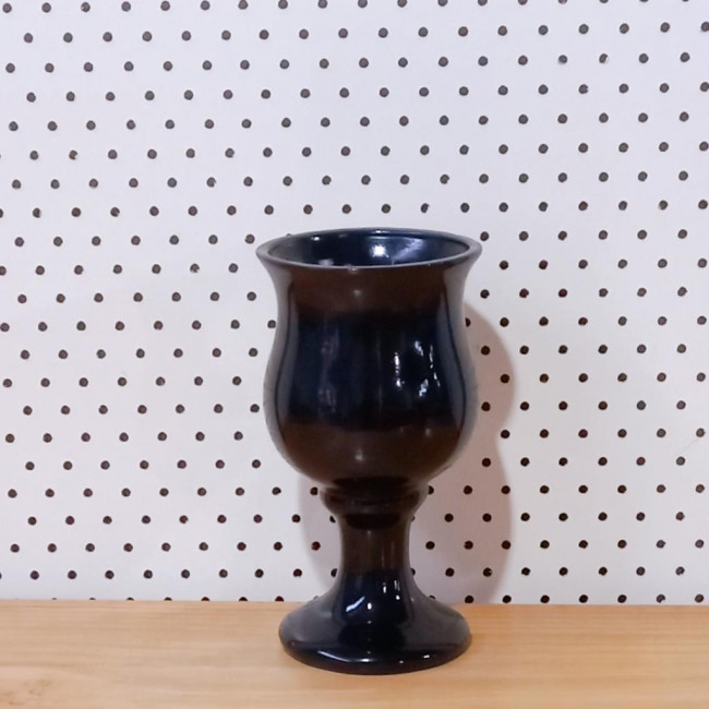 VASO PRETO TAÇA