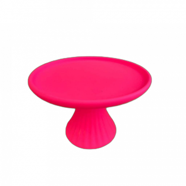 SUPORTE EM CERÂMICA ROSA PINK NEON P LINHA-IMPERIAL