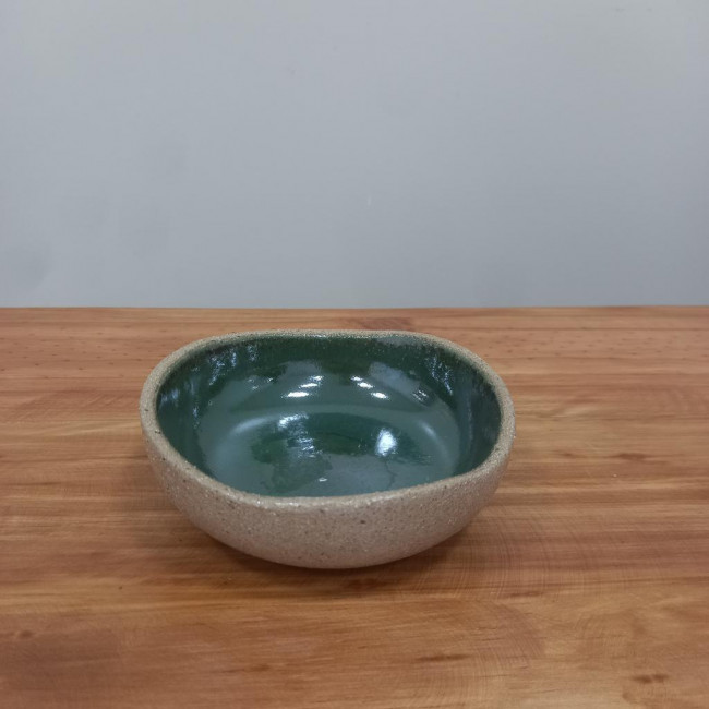 BOWL VERDE ESMERALDA COM AREIA