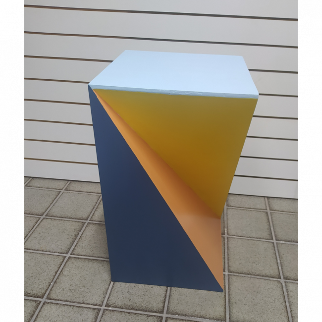 CUBO 3D MADEIRA M COLORIDO 71 ALTURA 41 DIAMETRO