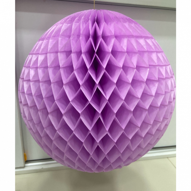 GLOBO COLMEIA DE PAPEL GG- LILAS