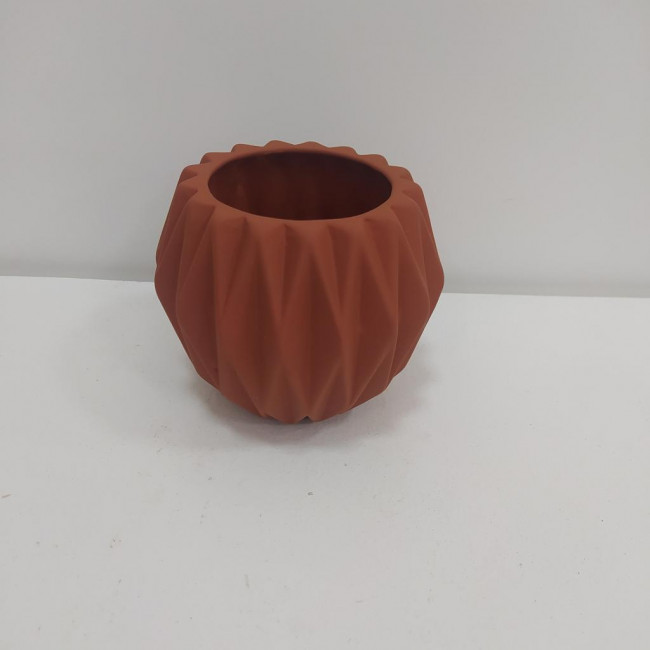 JARRO TERRACOTA FOSCO P 8CM DIÂMETRO 10CM ALTURA