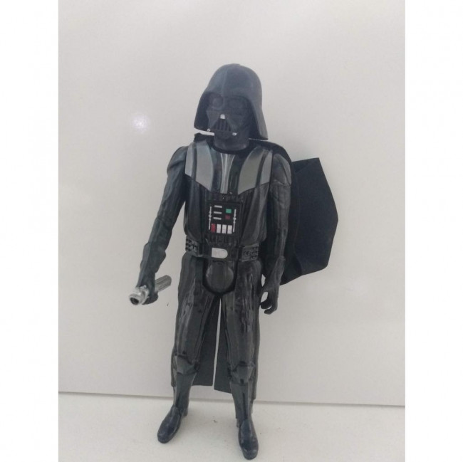 LÚDICO BONECO STAR DARTH VADER PRETO