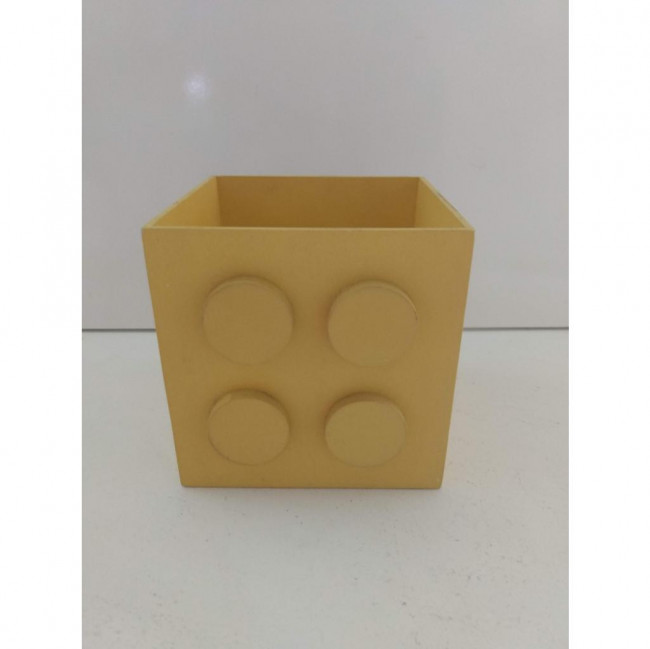 LÚDICO CUBO LEGO AMARELO