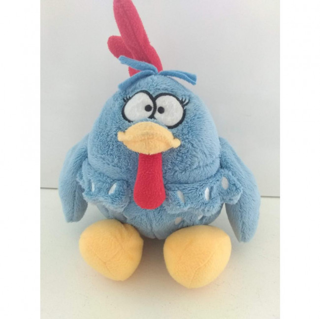 LÚDICO PELÚCIA GALINHA PINTADINHA AZUL