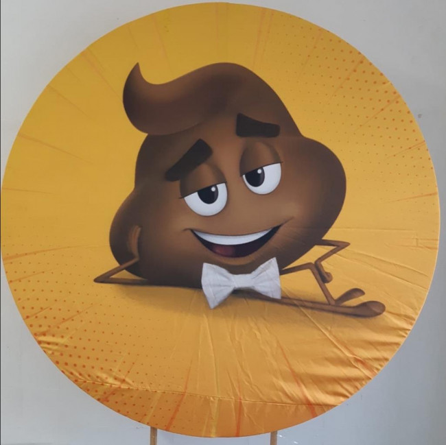 LÚDICO SUBLIMADO COCO EMOJI AMARELO