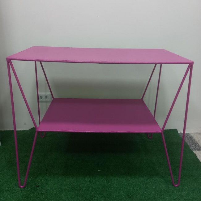 MESA DE FERRO PINK