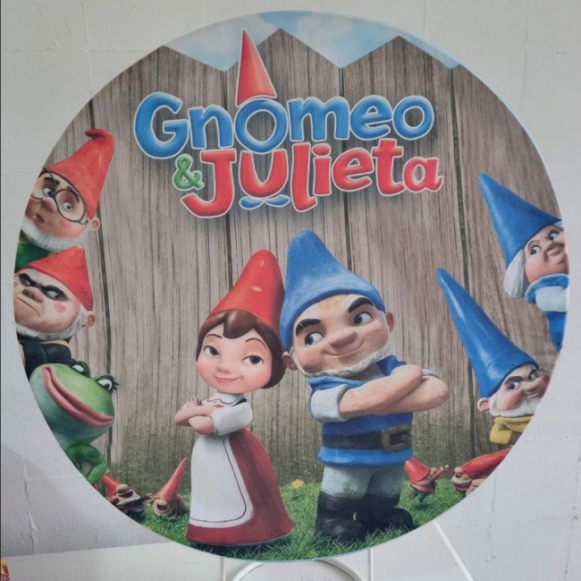 MINI SUBLIMADO GNOMEO E JULIETA